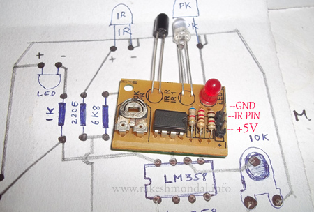 Infrared IR sensor Object detection circuit Module Infrared IR sensor Object detection circuit Module design and pin settings